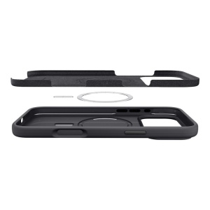Husa iPhone 17 Pro Spigen Silicone Fit Magsafe Neagra - Img 6