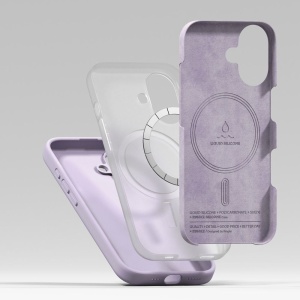 Husa iPhone 17 Ringke Silicone Magnetic Magsafe Mov - Img 5
