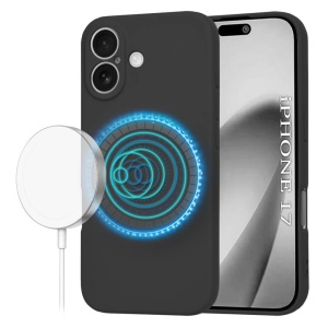 Husa iPhone 17 SoftFlex Magsafe neagra - Img 1