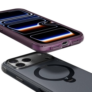 Husa iPhone 18 Pro Max si iPhone 17 Pro Max Torras Ostand Q3 Air Essential MagSafe, Stand rotativ 360°, Mov - Img 3