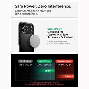 Husă iPhone 18 Pro Max Spigen Tough Armor neagra - Img 3