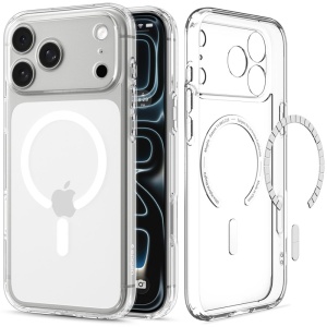 Husă iPhone 18 Pro Max - Spigen - Ultra Hybrid MagSafe - Clear White - Img 2