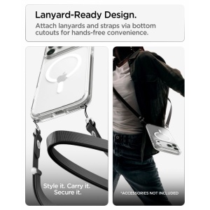 Husă iPhone 18 Pro Max - Spigen - Ultra Hybrid MagSafe - Clear White - Img 12