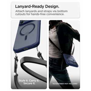 Husă iPhone 18 Pro Max - Spigen - Ultra Hybrid MagSafe - Frost Deep Blue - Img 4
