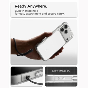 Husă iPhone 18 Pro Max - Spigen - Ultra Hybrid T MagSafe - Glossy White - Img 3