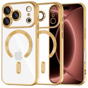 Husă iPhone 18 Pro Max - Techsuit Luxury Crystal - Gold
