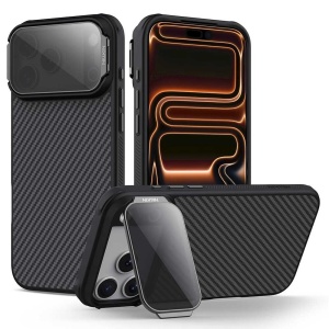 Husă iPhone 18 Pro Nillkin CarboProp Magnetic Black Carbon Fiber