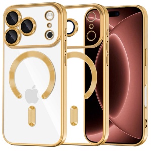 Husă iPhone 18 Pro - Techsuit Luxury Crystal - Gold