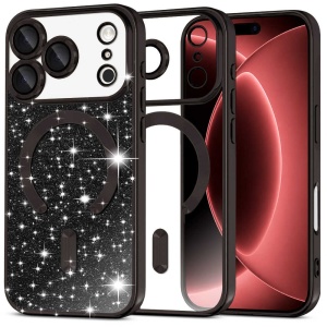 Husă iPhone 18 Pro - Techsuit Luxury Glitter - Black