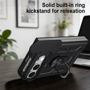Husa iPhone Duo Techsuit CamShield Protectie Camera Neagră - Img 5