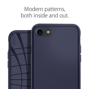 Husa Iphone SE 3 (2022)/SE 2 (2020)/7/8 -Spigen Liquid Air- Midnight Blue - Img 5