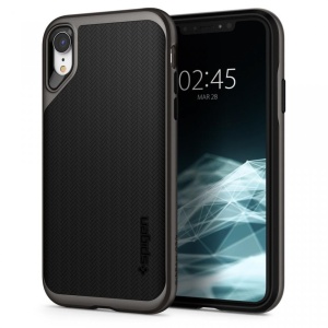 Husa Iphone XR -Spigen Neo Hybrid -Gunmetal - Img 1