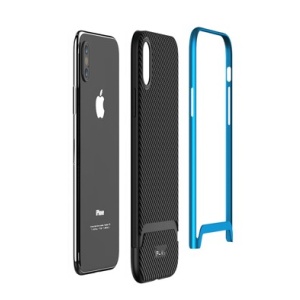 Husa iPhone XS Max- iPaky Bumblebee Neo Hybrid cu rama albastra - Img 7