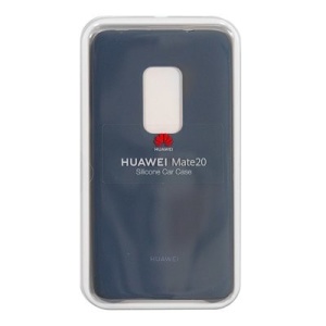 Husa originala Huawei Mate 20 -Huawei Silicone Case Soft Flexible Rubber-Light blue - Img 5