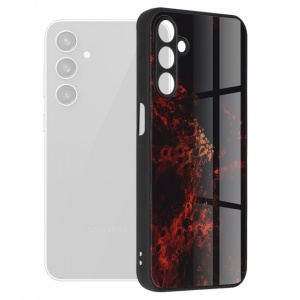 Husa Samsung Galaxy A15 - Printing Glass Red Nebula - Img 1