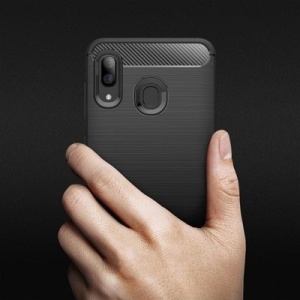 Husa Samsung Galaxy A30- Carbon Series- Albastra - Img 7