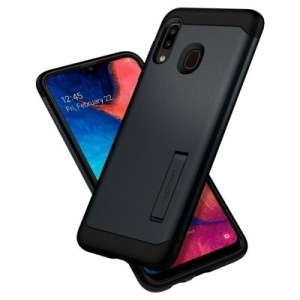 Husa Samsung Galaxy A40-Spigen Slim Armor -Metal Slate - Img 2