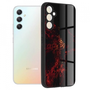 Husa Samsung Galaxy A55 5G - Printing Glass Red Nebula - Img 1