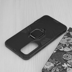 Husa Samsung Galaxy A55 5G Silicone Shield Techsuit Neagra - Img 3