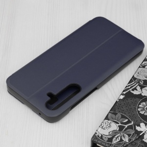 Husa Samsung Galaxy A55 -Eco Leather View Case albastru inchis - Img 5