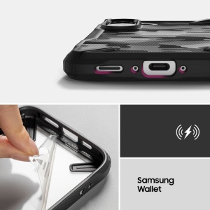 Husa Samsung Galaxy A56 / A36 Ringke Fusion X Camo Black - Img 3