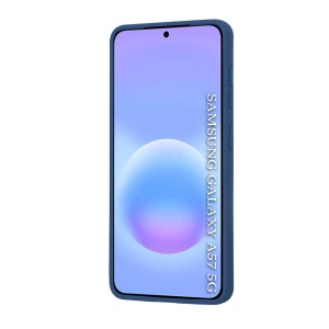 Husa Samsung Galaxy A57 Magsafe Pro transparenta margine albastra - Img 2