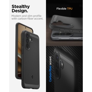 Husa Samsung Galaxy A57 Spigen Rugged Armor Neagra - Img 5