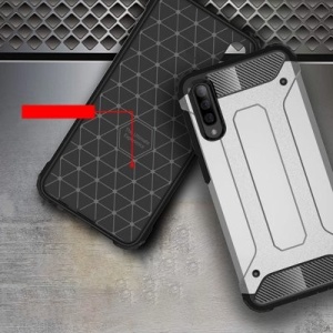 Husă Samsung Galaxy A70-Hybrid Armor Tough Rugged Albastra - Img 2