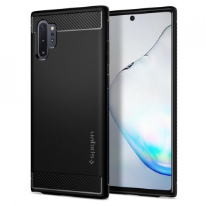 Husa Samsung Galaxy Note 10 Plus - Spigen Rugged Armor -Neagra - Img 5