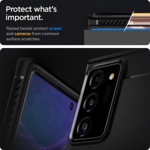 Husa Samsung Galaxy Note 20 Ultra - Spigen Rugged Armor -Neagra - Img 4