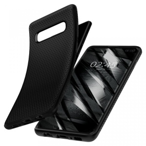 Husa Samsung Galaxy S10 Plus -Spigen Liquid Air- Negru mat - Img 7
