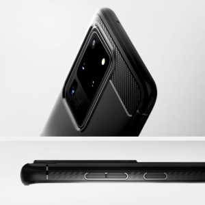 Husa Samsung Galaxy S20 Ultra - Spigen Rugged Armor -Neagra - Img 4