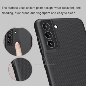 Husa Samsung Galaxy S21 FE-Nillkin Super Frosted Shield Case Albastra - Img 5