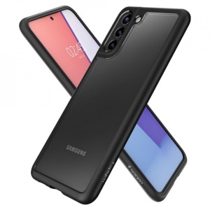 Husa Samsung Galaxy S21 Plus- Spigen Ultra Hybrid-Negru Mat - Img 2