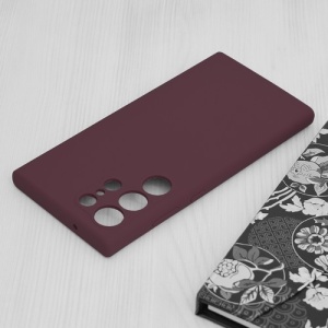 Husa Samsung Galaxy S23 Ultra Soft Edge Silicone Plum Violet - Img 6