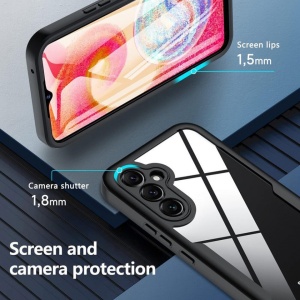 Husa Samsung Galaxy S24 Plus ColorVerse 360 + Screen Protector -margine neagra - Img 6