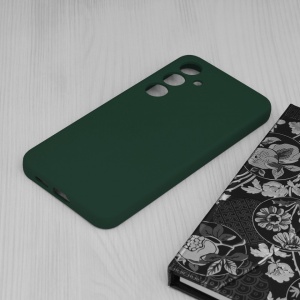 Husa Samsung Galaxy S24 Plus -Soft Edge Silicone verde inchis - Img 3