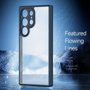 Husa Samsung Galaxy S24 Ultra Dux Ducis Aimo transparenta cu margini negre - Img 2