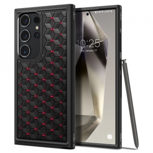 Husa Samsung Galaxy S24 Ultra Spigen Cryo Armor Red - Img 1