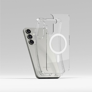 Husa Samsung Galaxy S25 Plus Ringke Fusion Magnetic Magsafe transparenta - Img 5