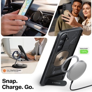 Husa Samsung Galaxy S26 Plus Torras Pstand neagra - Img 7