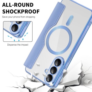 Husa Samsung Galaxy S26 SmartMag Book Case Bleu - Img 4