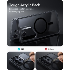 Husa Samsung Galaxy S26 Ultra Classic Hybrid HaloLock cu MagSafe de la ESR Frost Black - Img 2