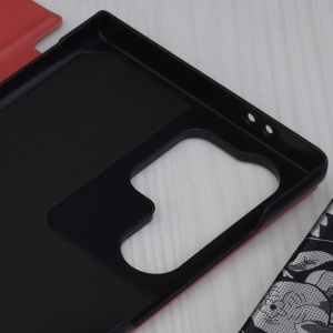 Husa Samsung Galaxy S26 Ultra Eco Leather View Case rosie - Img 2
