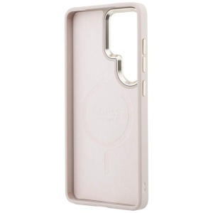 Husa Samsung Galaxy S26 Ultra Guess 4G Embossed Ring MagSafe Roz - Img 5