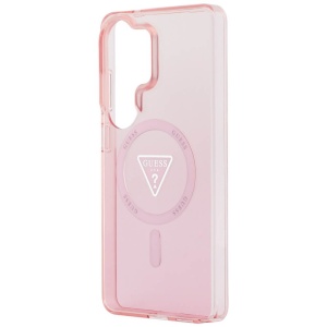 Husa Samsung Galaxy S26 Ultra Guess IML Gradient Triangle MagSafe roz - Img 7