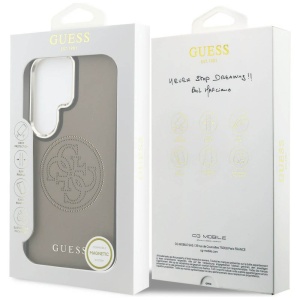 Husa Samsung Galaxy S26 Ultra Guess Perforated Logo MagSafe maro - Img 2