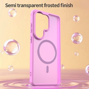 Husa Samsung Galaxy S26 Ultra HaloFrost Magsafe roz - Img 2