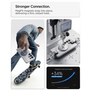 Husa Samsung Galaxy S26 Ultra Spigen Ultra Hybrid MagSafe Clear/White - Img 10