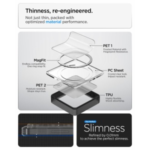 Husa Samsung Galaxy S26 Ultra Spigen Ultra Hybrid MagSafe Frost Black - Img 7
